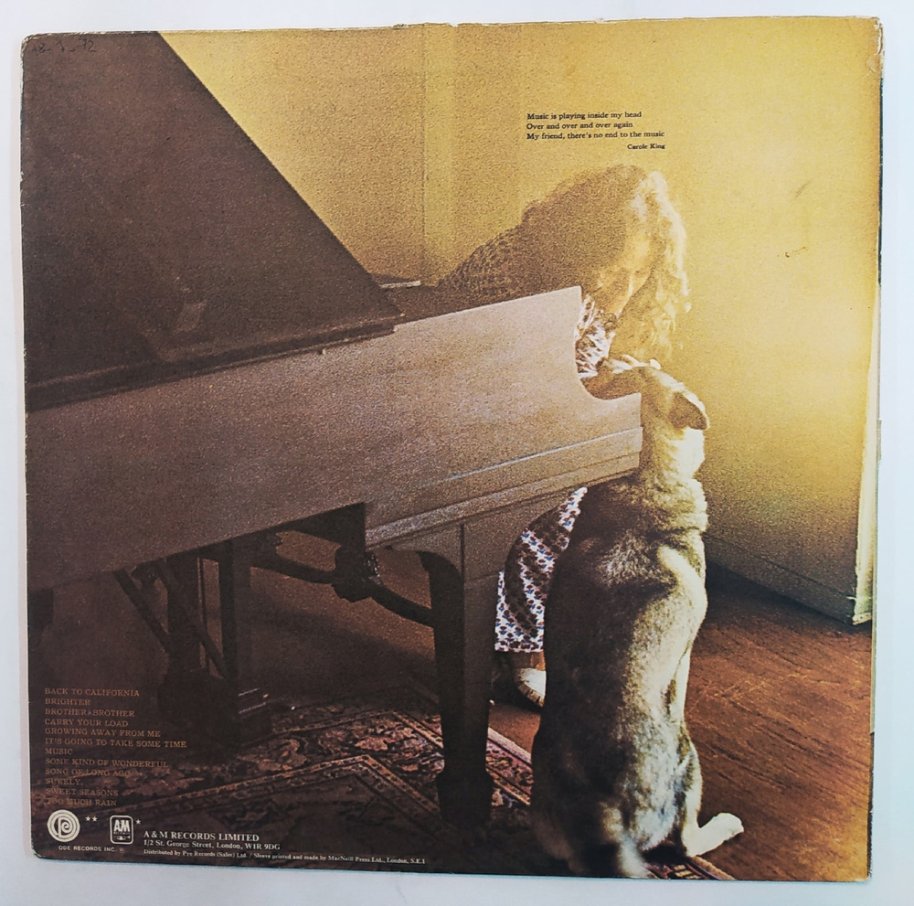 Carole King Carole King Music UK 1971