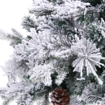 Елка «Заснеженная принцесса» 150 см, ПВХ, леска, резина с белым напылением (559 веток)