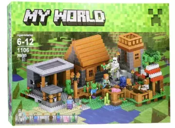 Конструктор My World " Деревня " 1106 деталей