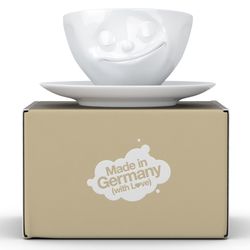 Чайная пара Happy, 200 мл, белая