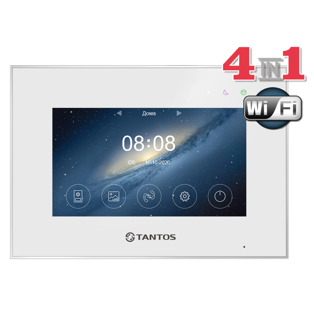 Видеодомофон Tantos Marilyn HD IPS Wi-Fi (White)