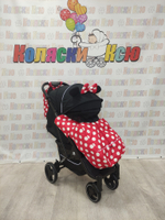 Коляска прогулочная Baballo Future 2024 Минни-маус (черная рама)
