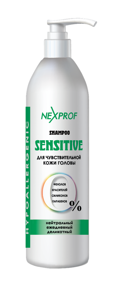 Nexxt Professional Craft Sensitive Шампунь  для чувствительной кожи головы   1000мл