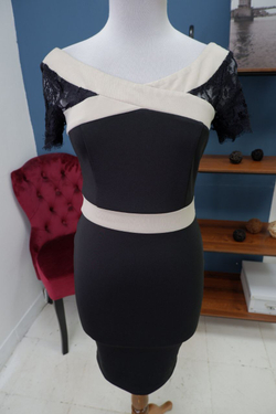 Платье Emamoda комбинированное 44 размер