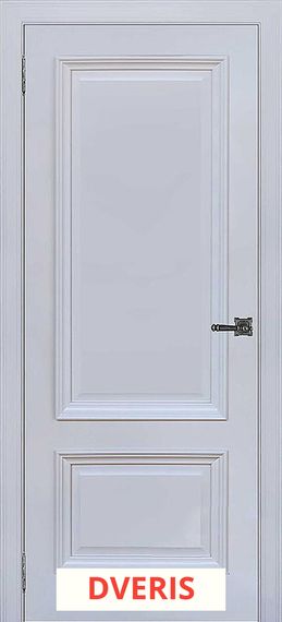 Межкомнатная дверь Неаполь 1 ПГ (Серый шелк Ral 7047)
