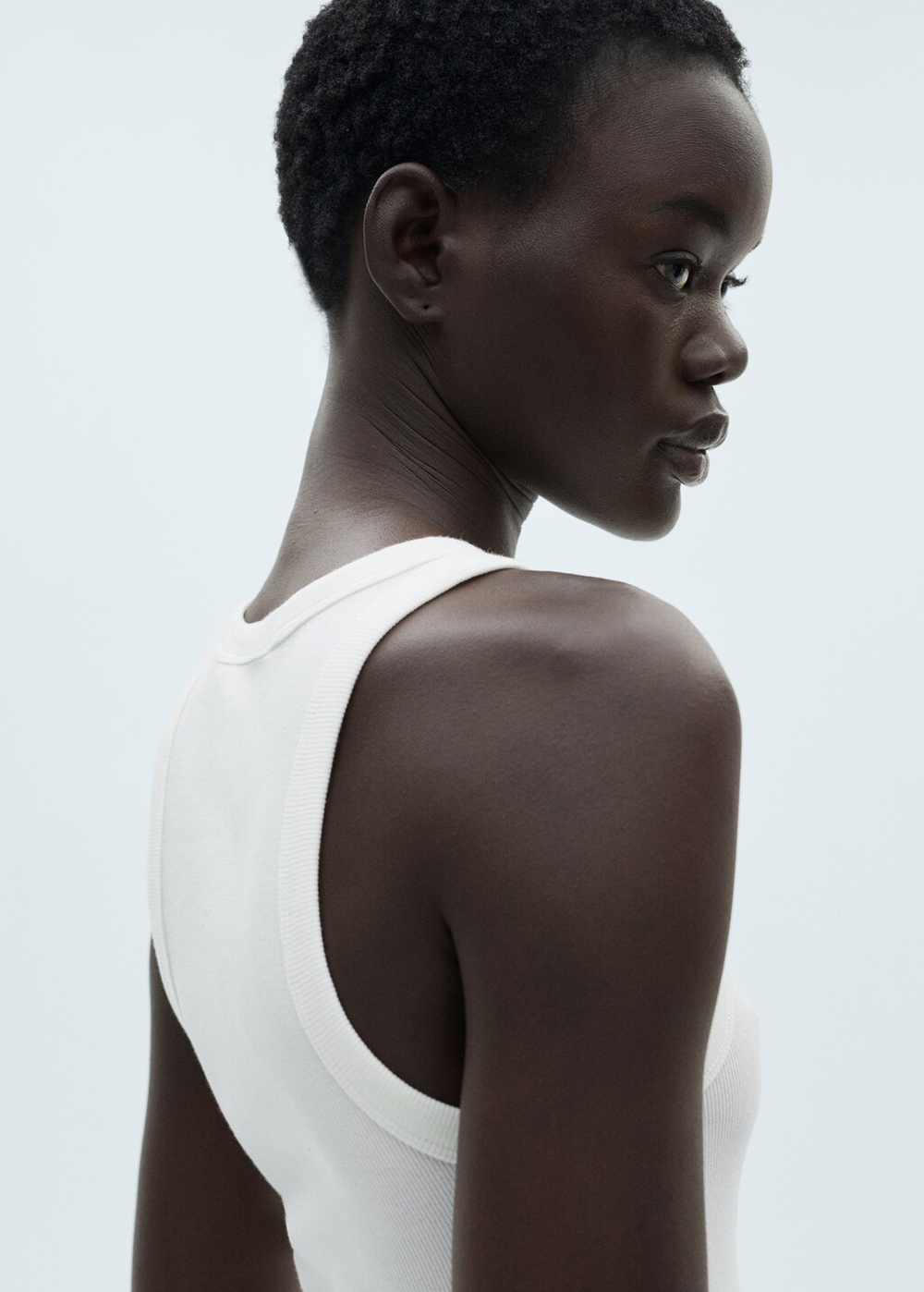 Трикотажный топ с хлопком