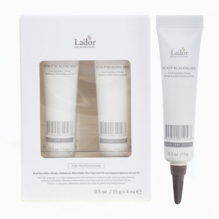 La'dor Scalp Scaling Spa Пилинг для кожи головы 4*15г