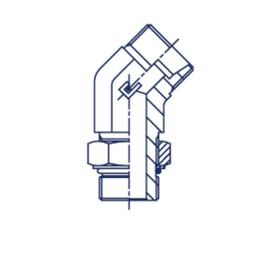 Штуцер FRA45 DL06 UNF 7/16 (корпус)