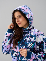 Олимпийка Офн-055Ц/петроль-цветочнаяфантазия