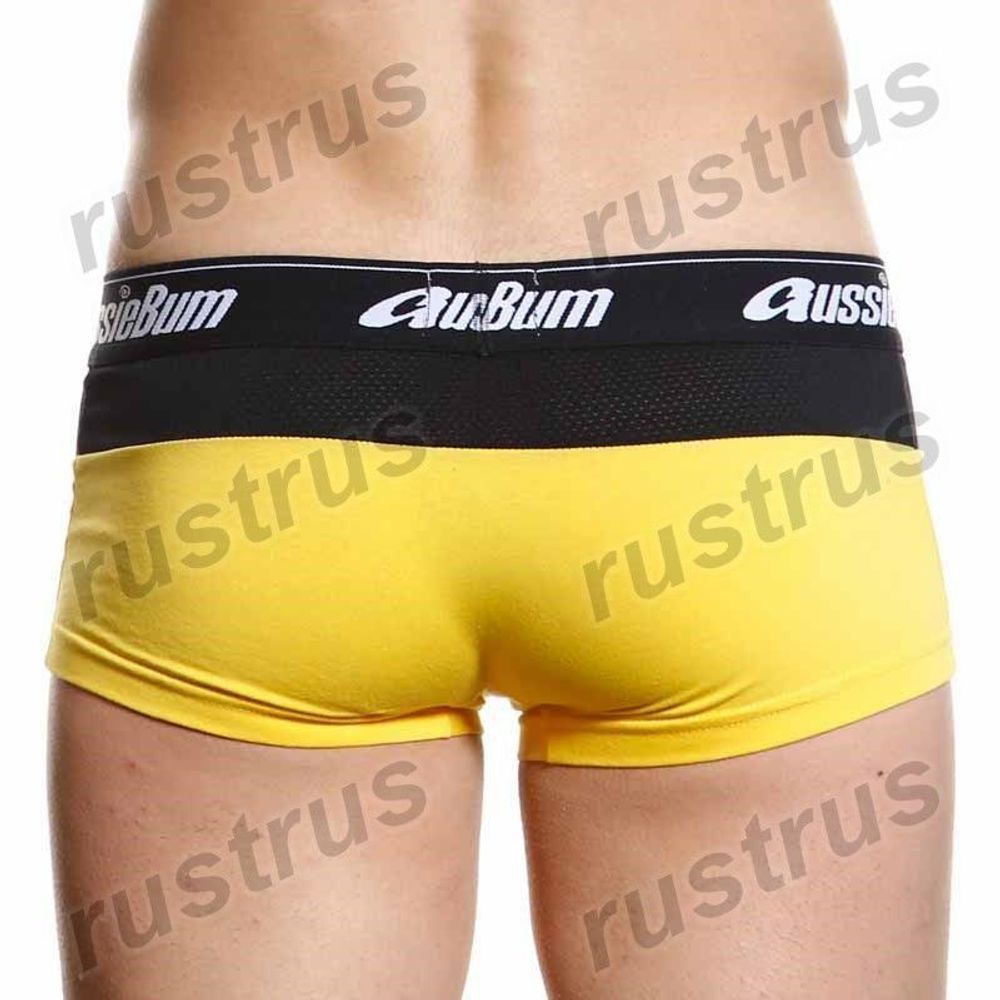 Мужские трусы хипсы желтые Aussiebum AB00251