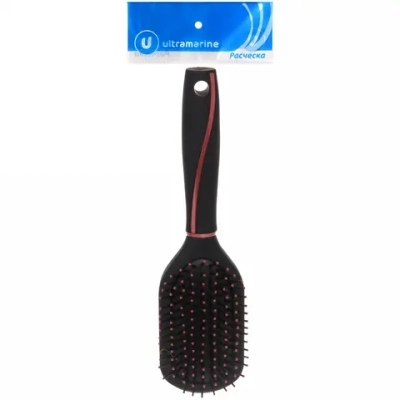 Расческа массажная «Toma Beauty», трапеция, матовое покрытие, микс 4 цвета, 24см.