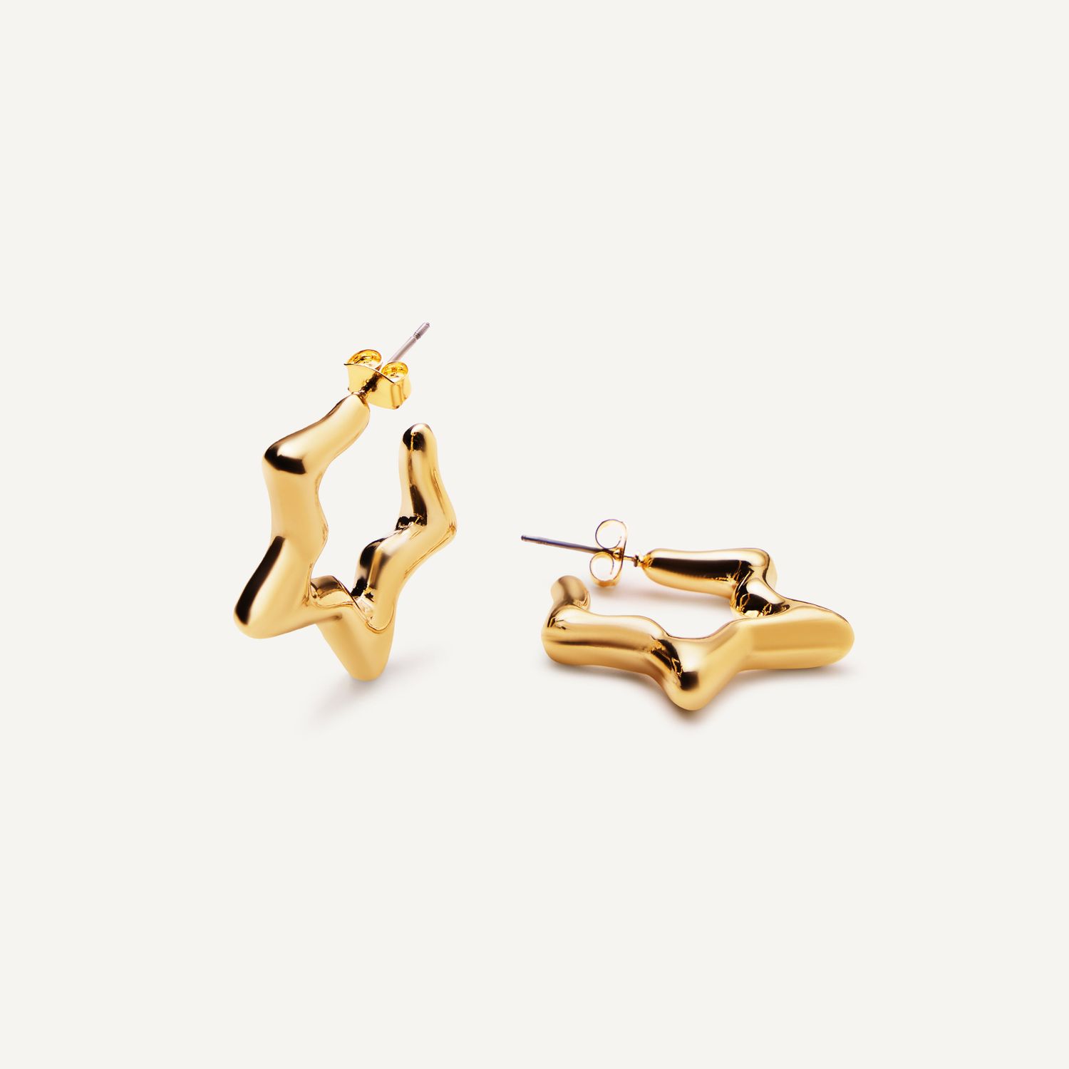 Серьги Defluent Star Earrings – Gold