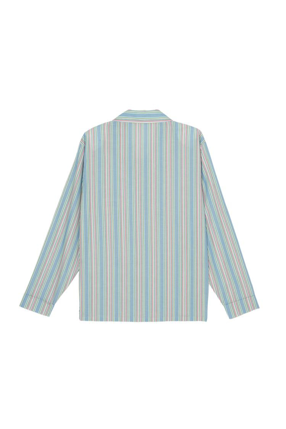 ZARA X BENITO ANTONIO РУБАШКА В ПОЛОСКУ, СВЕТЛО-ГОЛУБОЙ