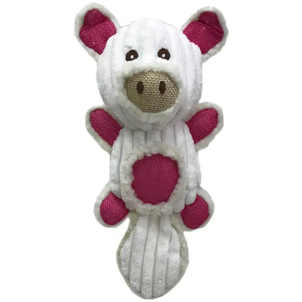 Petpark игрушка для собак поросенок с большим хвостом, 25 см, белый