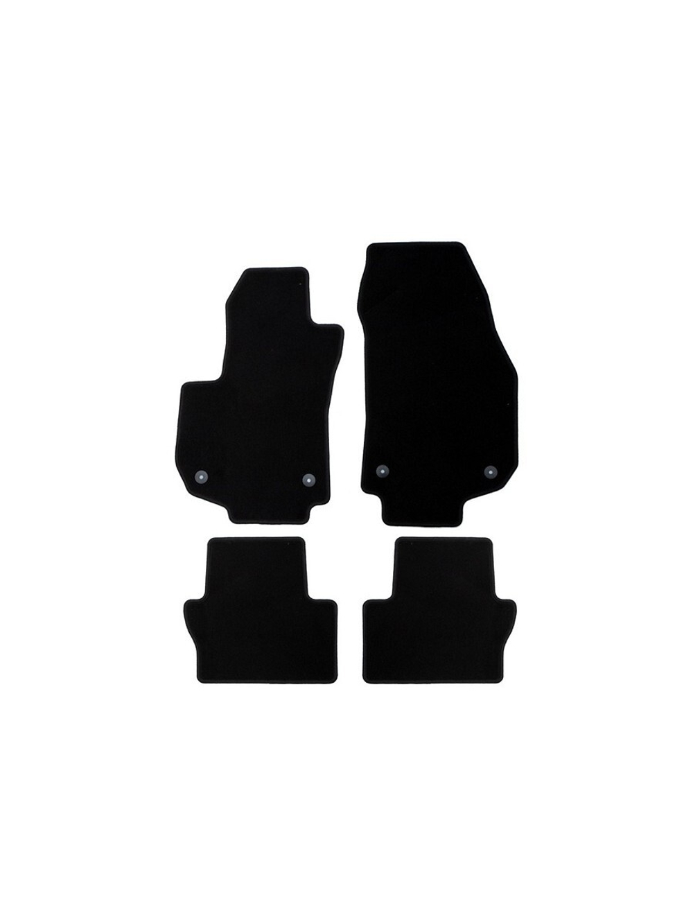 Коврики в салон для OPEL Zafira B 2005-2008, 2008-2014, минивэн, 4 шт. (текстиль) KLEVER01370901200K