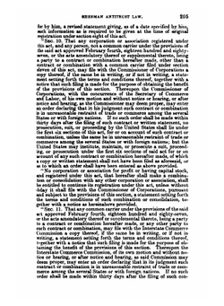 Amendment of Sherman Antitrust Law | H. R.