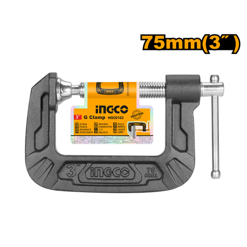 Струбцина G-образная 75 мм INDUSTRIAL