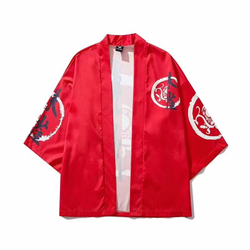 Хаори "Красные иероглифы"