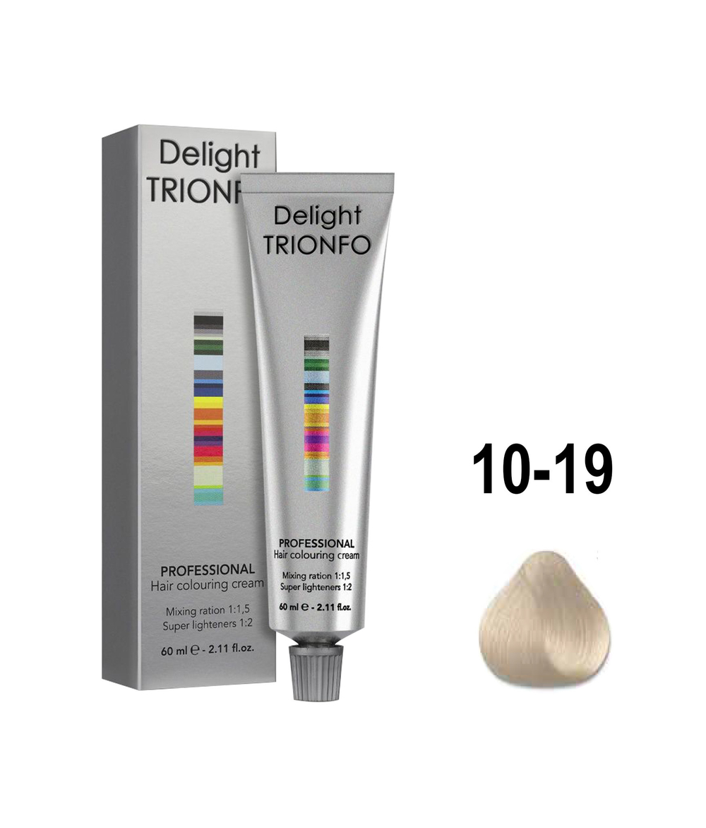 ДТ 10-19 стойкая крем-краска для волос Светлый блондин сандре фиолетовый 60 мл