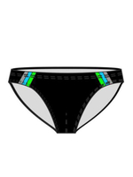 Мужские пляжные плавки с декором по бокам (Размер: L) (Цвет: черный)