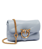 Кожаная сумка через плечо LOVE MICRO PUFF C Pinko - голубой(100041 A0F2)