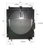 Радиатор охлаждения Ricardo N4105DS; TDK-N 38 4LT/Radiator assembly