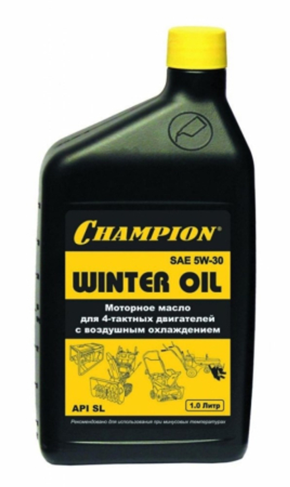 Масло CHAMPION 4-х тактное SAE 5W30 минеральное зимнее 1 л     952811