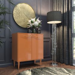 Комод Арт Колор Классик Голд с 2 полками Томленый оранжевый
