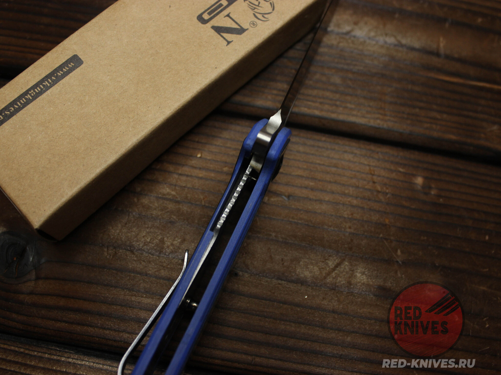 Компактный складной нож VN "BEETLE" K360D2 c клинком из стали D2, рукоять G10