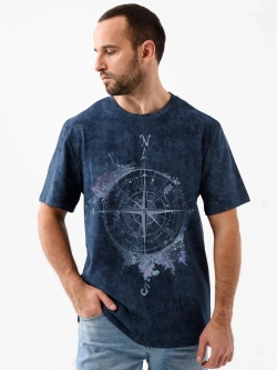 Футболка мужская "Роза ветров"