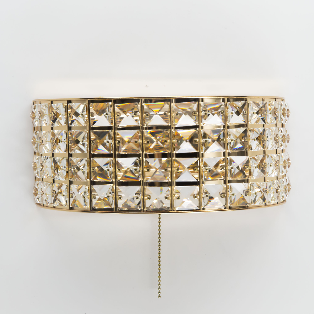 Citilux Портал CL324302 Бра хрустальное с выключателем Золото