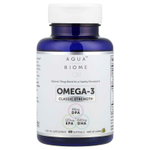 Enzymedica, Aqua™ Biome, омега-3, классическая сила действия, лимонный вкус, 1200 мг, 60 капсул (600 мг в каждой)