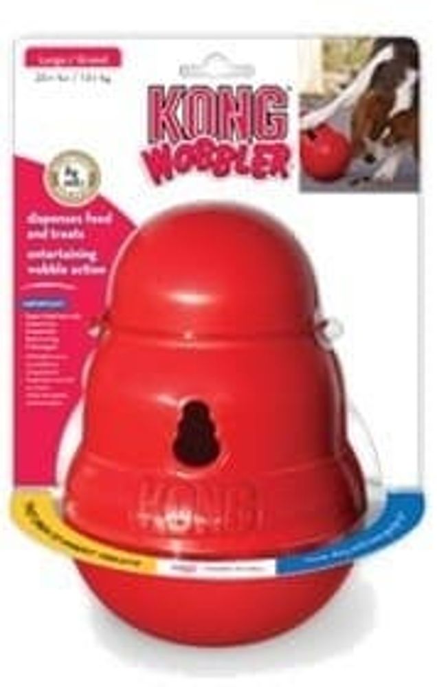 Kong игрушка интерактивная для средних собак Wobbler (PW2E)