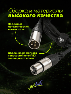 Микрофонный кабель ROCKDALE MC001.10