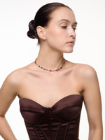 Чокер "Red hematite mini" Silver