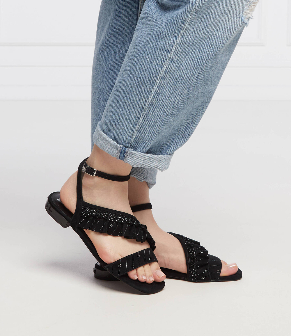 Кожаные босоножки astra 13 Liu Jo - черный(SA2049 P0021)