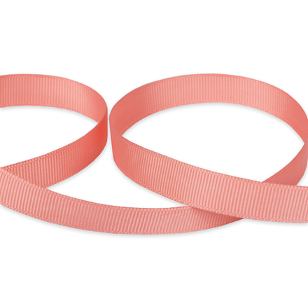 Тесьма декоративная репсовая, 6мм, №038 коралловый