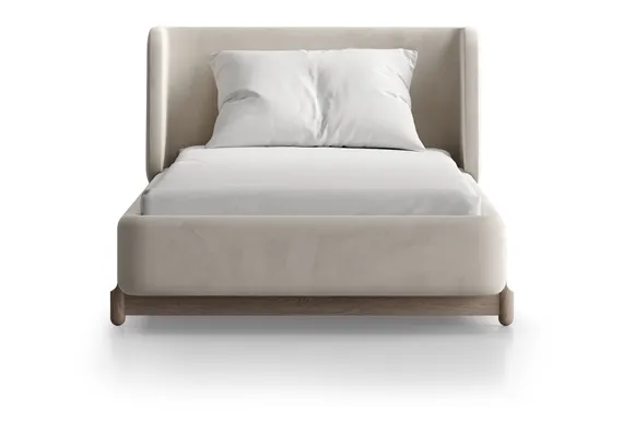 Кровать Basic спальное место 90*200 см (молочный, антивандальная)