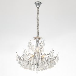 Citilux RITZ CL310081 Люстра хрустальная подвесная Хром