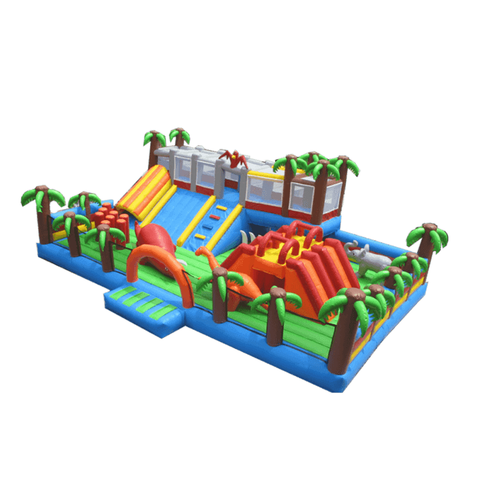 Надувной батут "Зоомир"