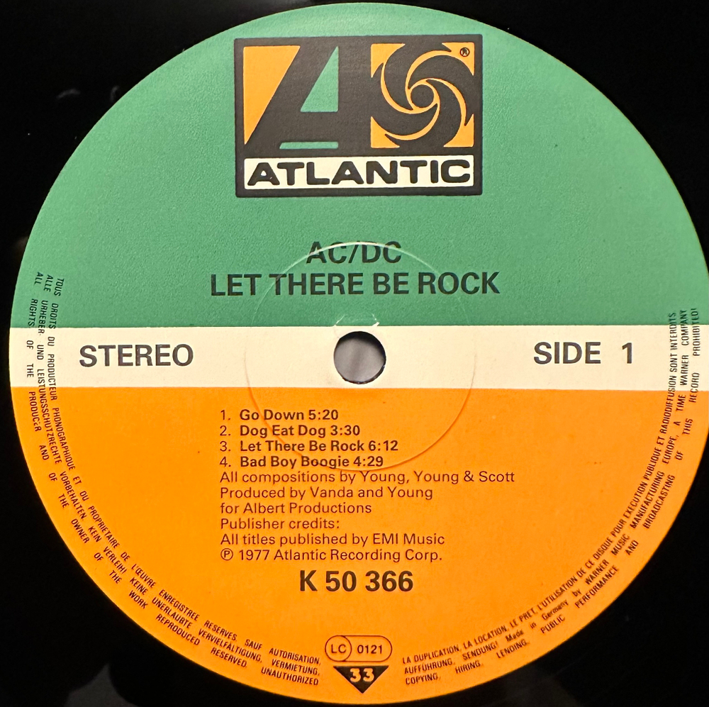 AC/DC - Let There Be Rock (Германия 1977г.)