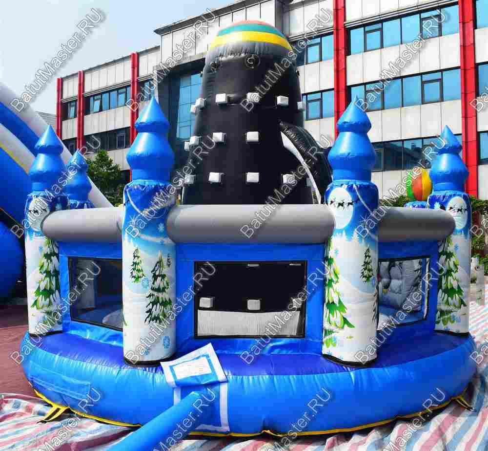Надувной скалодром  "Пингвин" 5*5*4 м