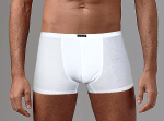 Однотонные тонкие трусы-боксеры (Размер: XL) (Цвет: белый)