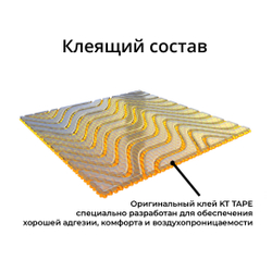 Кинезиотейп KT Tape PRO, Синтетическая основа, рулон 38 м х 5 см, цвет Бежевый