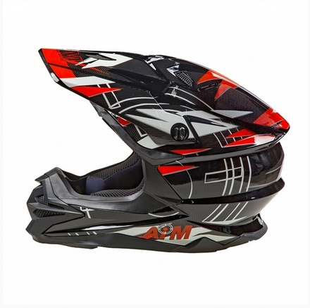 Шлем кроссовый AiM JK803S Orange/Black, XXL