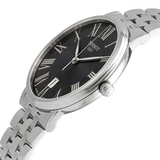 Tissot T122.410.11.053.00 Элегантные мужские часы Tissot Carson Premium