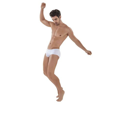 Белые мужские трусы-брифы Caribbean Classic Brief (Размер: S) (Цвет: белый)