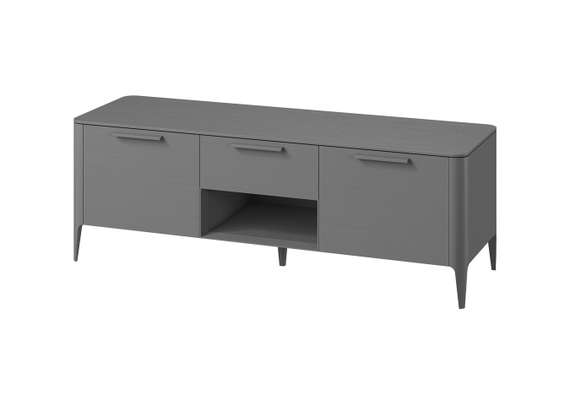 Тумба Type oak под ТВ ширина 160 см (серый)