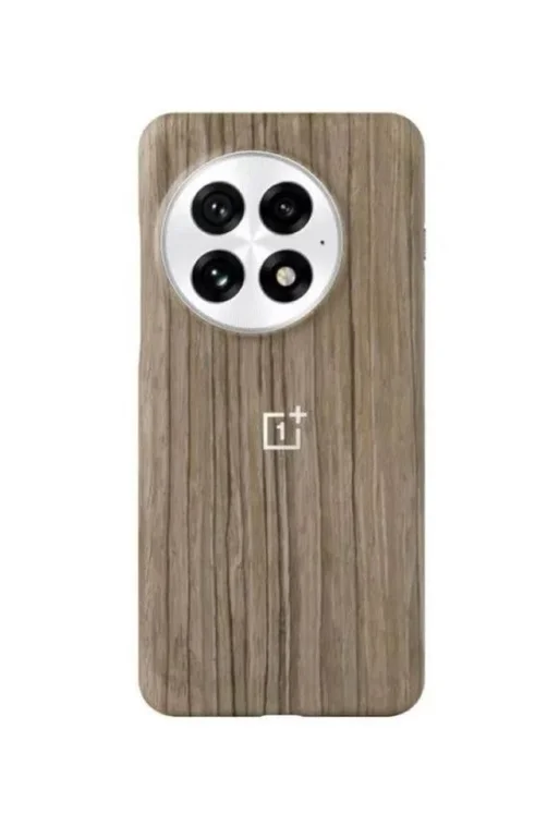 Чехол для Oneplus 13 Case Wood MagSafe Charger Cover (Светло-коричневый)