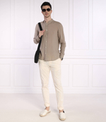 Льняная рубашка Race BOSS ORANGE - бежевый(50489339)